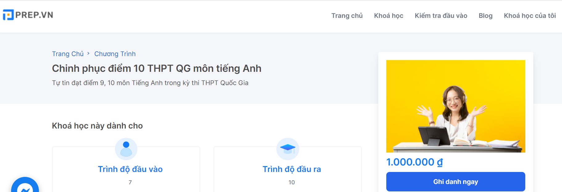 Chinh phục điểm 10 tiếng Anh THPT Quốc gia