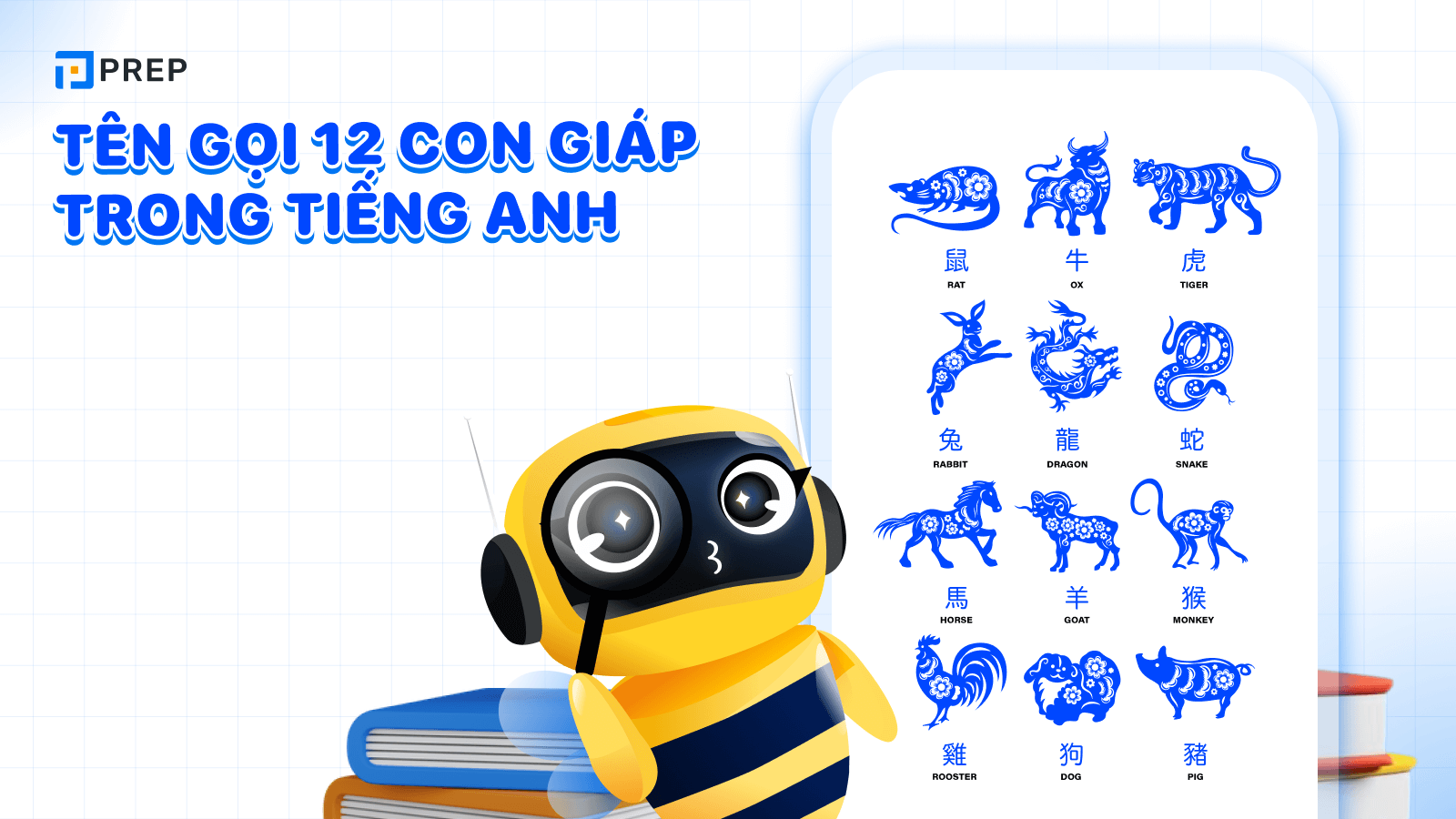 12 con giáp tiếng Anh