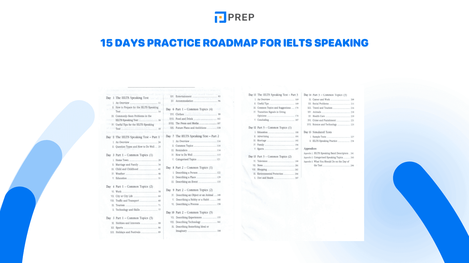 Download PDF file of "15 Days Practice For IELTS Speaking”