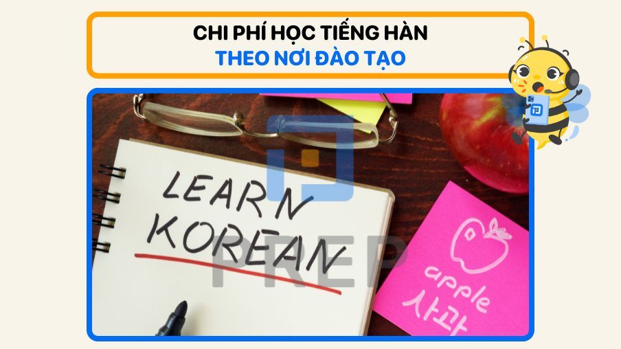 1 khóa học tiếng Hàn bao nhiêu tiền