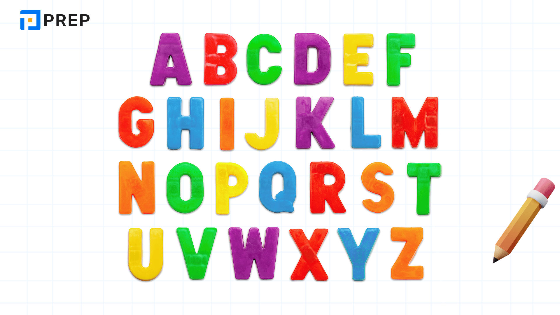 26 ตัวอักษรภาษาอังกฤษ A–Z พร้อมคำอ่านและตัวอย่างคำศัพท์