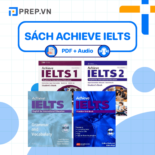 [PDF +Audio] Tải trọn bộ 4 cuốn sách Achieve IELTS miễn phí