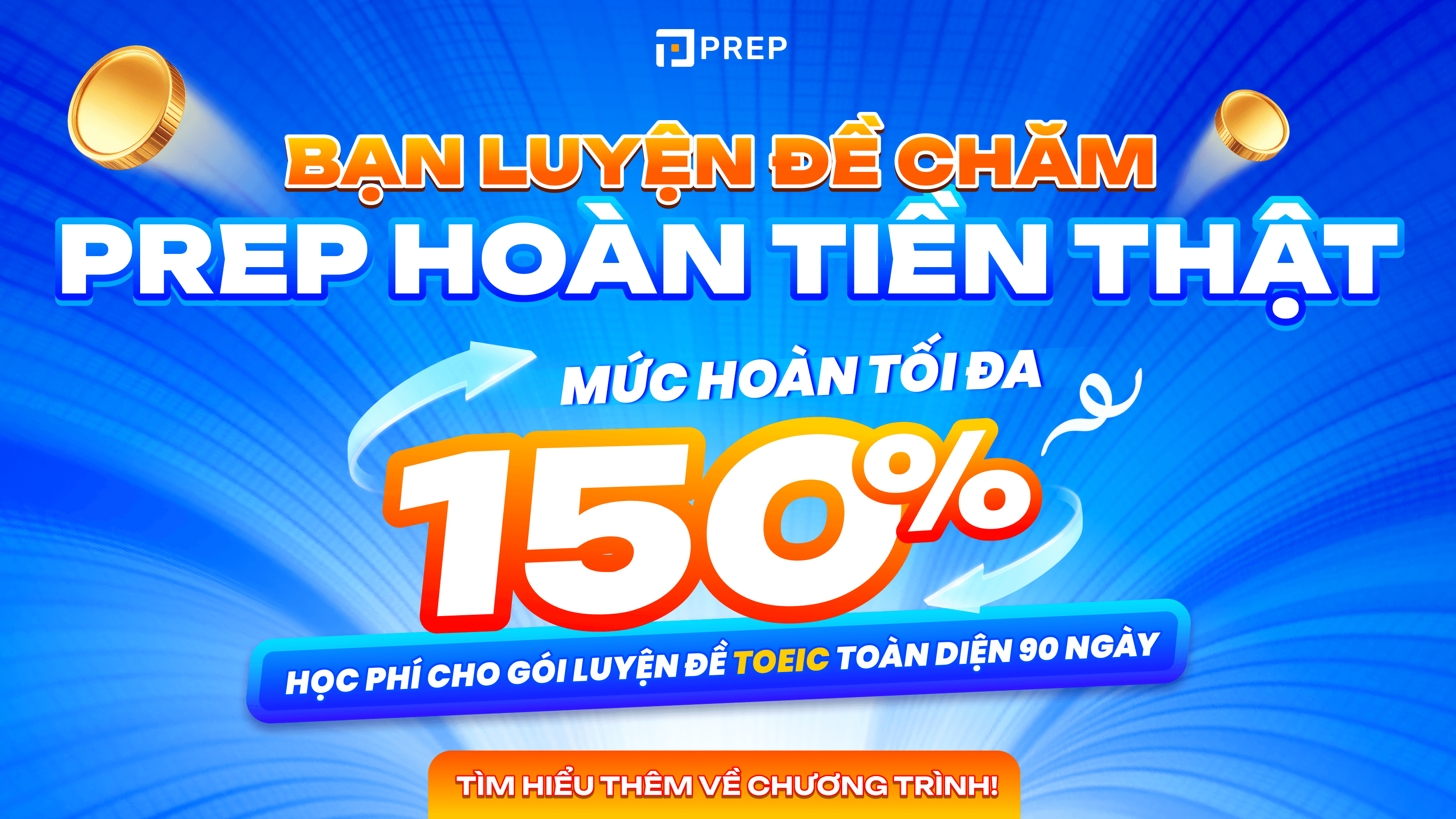 Chương trình Cashback TP TOEIC PRO 90 ngày-POSTSEO