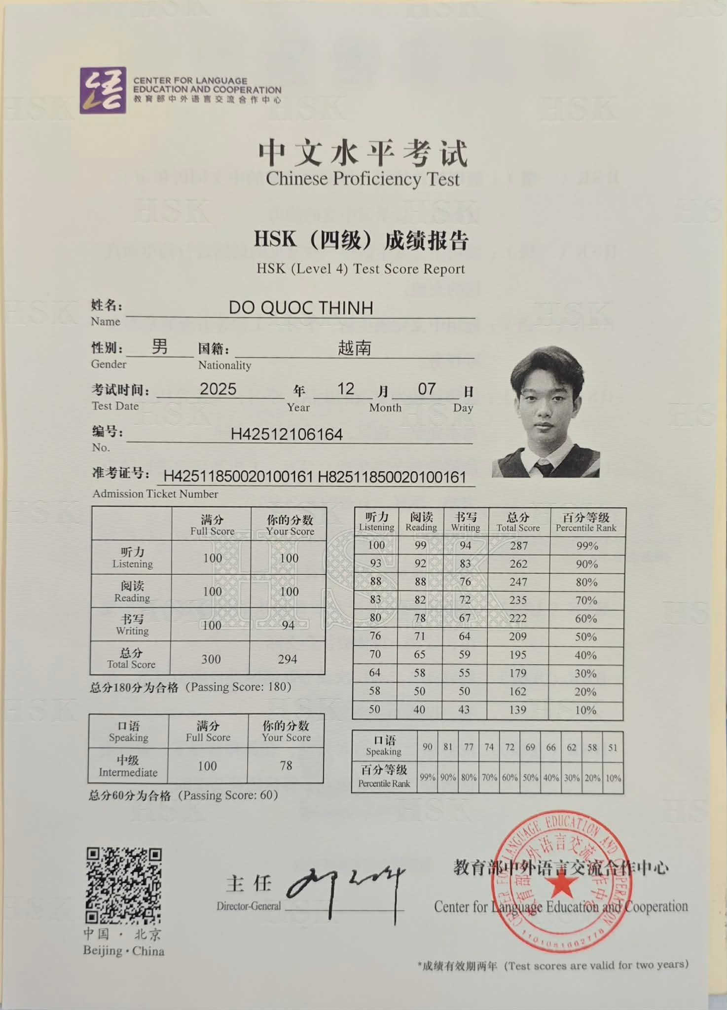 Đỗ Quốc Thịnh - Ảnh chứng chỉ HSK 4 (che SBD khi đăng lên kênh truyền thông).jpg