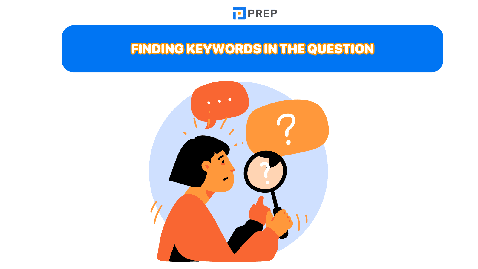 Finding keywords in the question