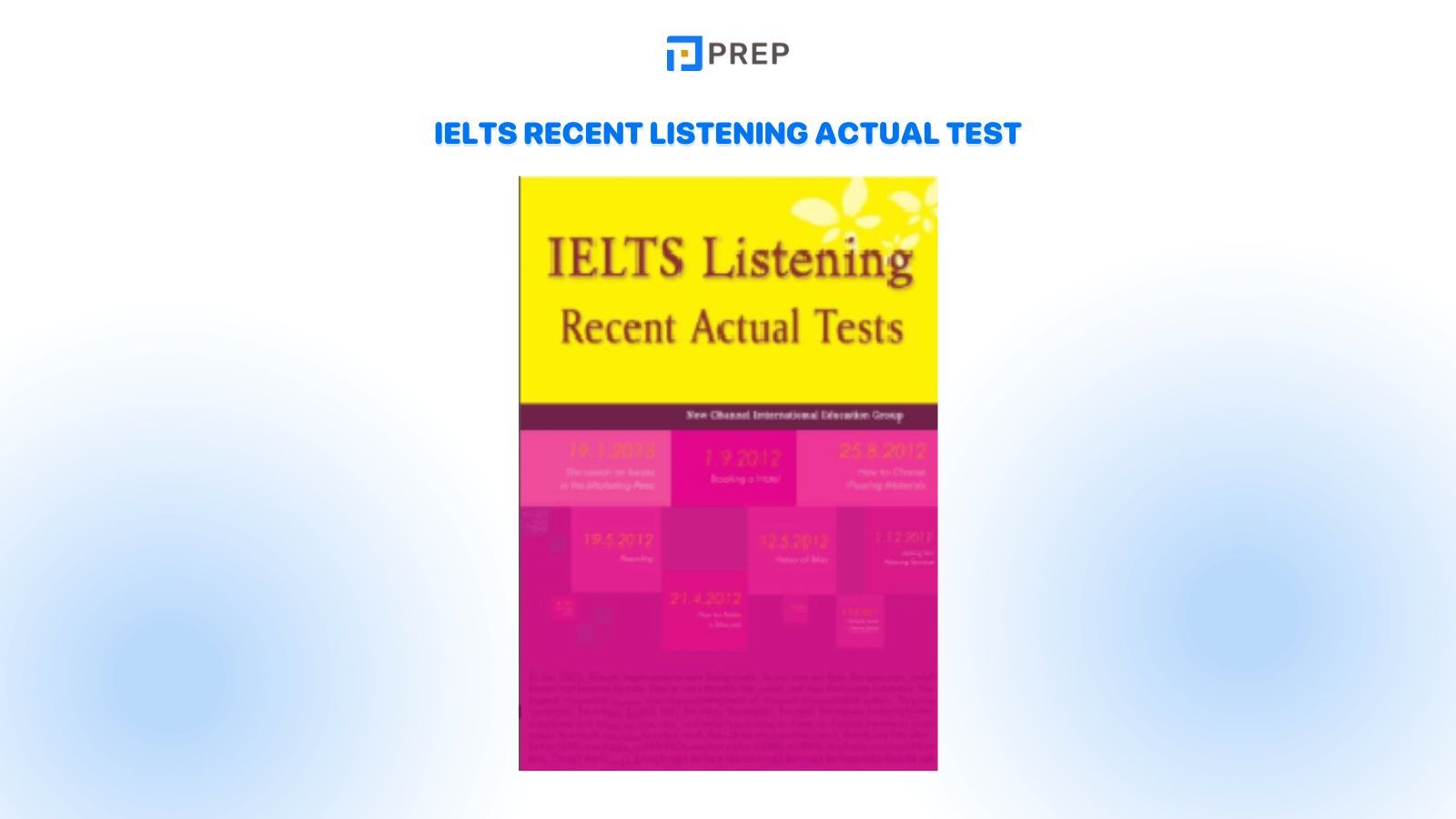 IELTS Listening Recent Actual Tests book