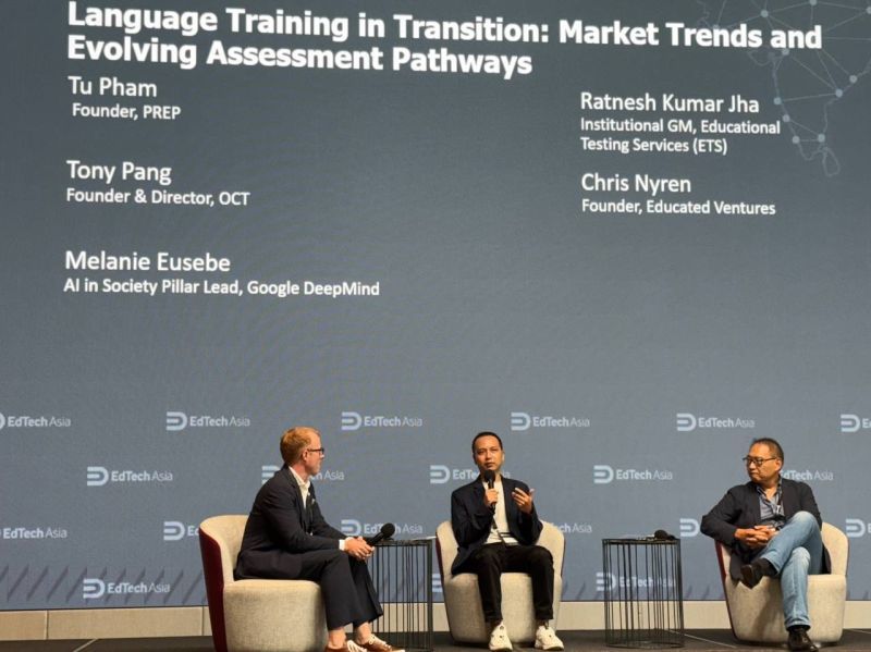 Prep Edu CEO Tu Pham sharing at Edtech Summit 2025.jpg