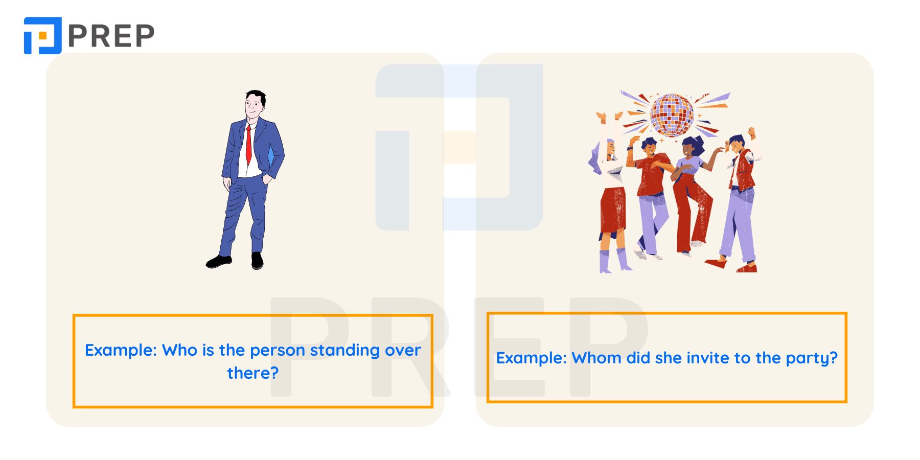 A comparison of Who, Whose, and Whom