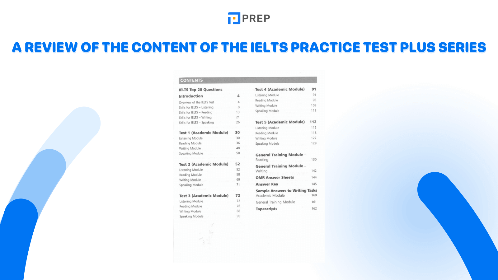 A review of the content of the IELTS Practice Test Plus series