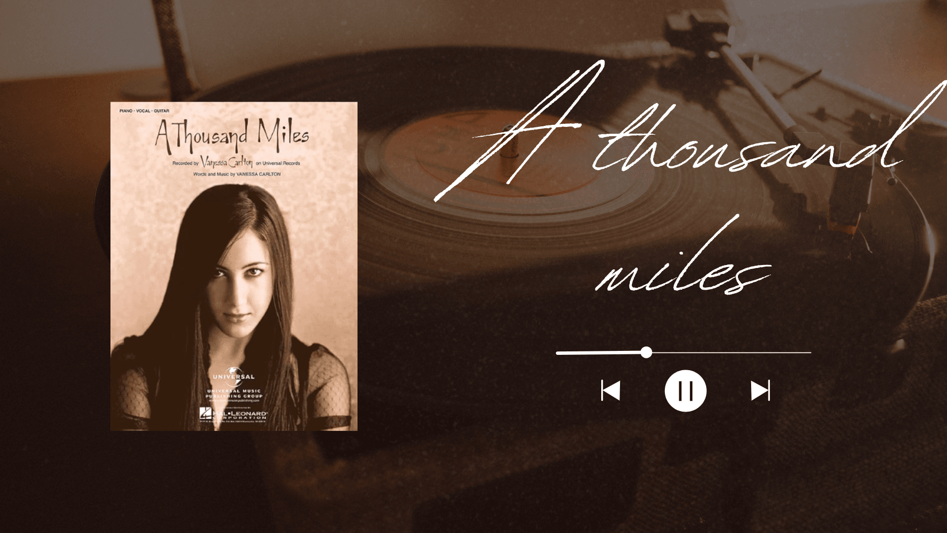 A Thousand Miles เนื้อเพลงพร้อมคำแปล