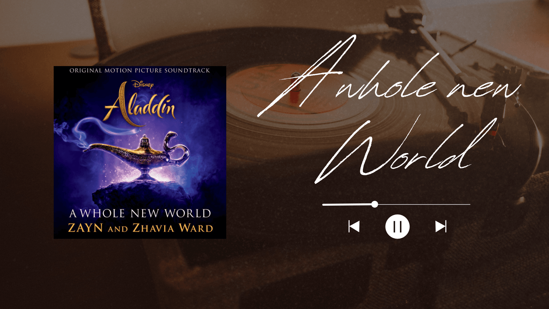แปลเพลง A Whole New World พร้อมความหมายสวยงาม