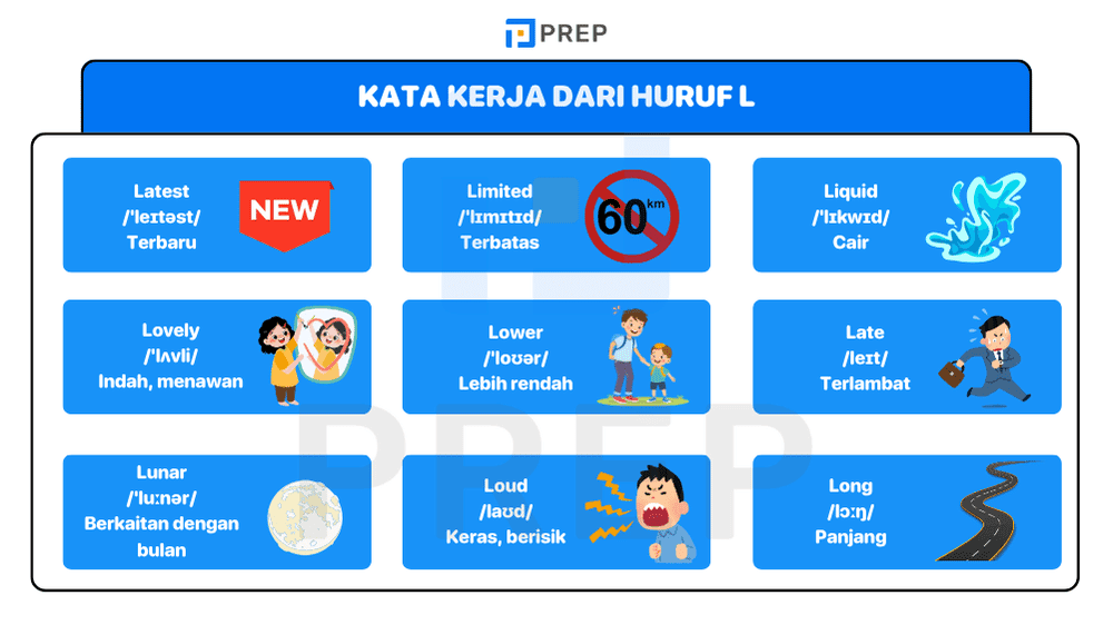 Kata sifat dengan huruf L