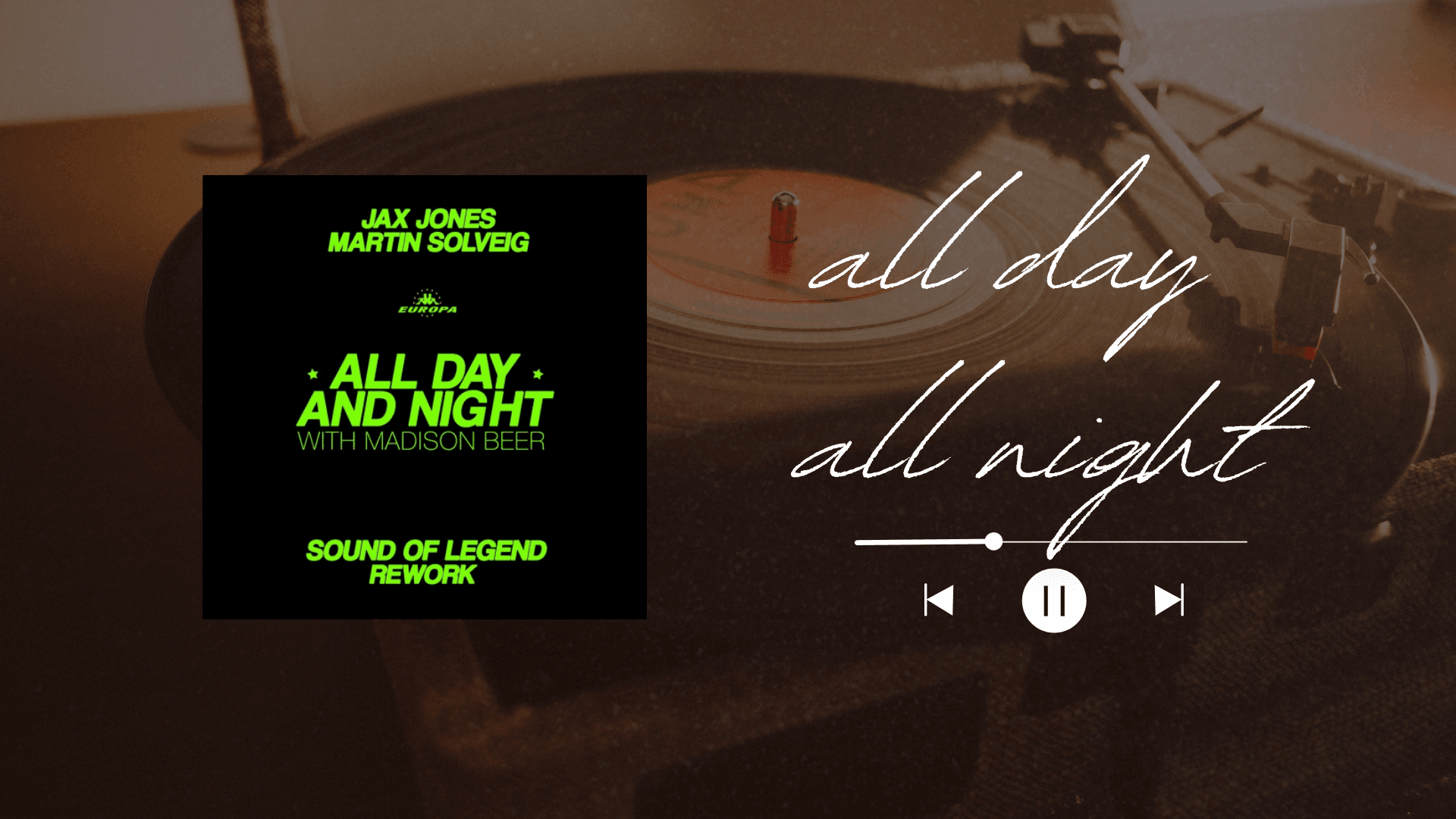แปลเพลง All Day All Night - Jax Jones & Martin Solveig