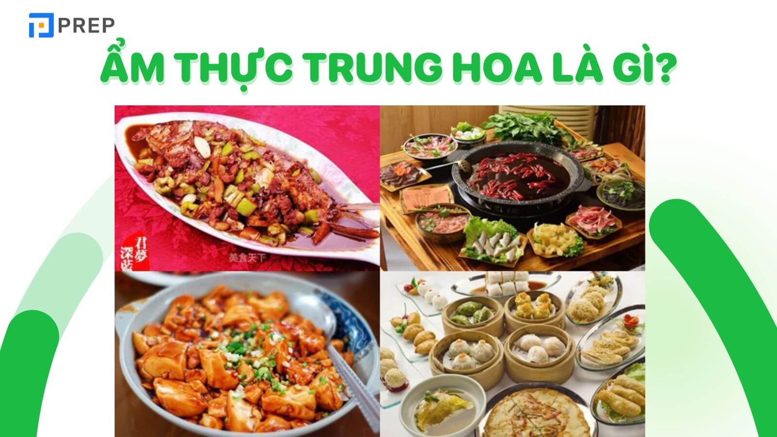 Các món ăn Trung Quốc tiếng Trung là gì?