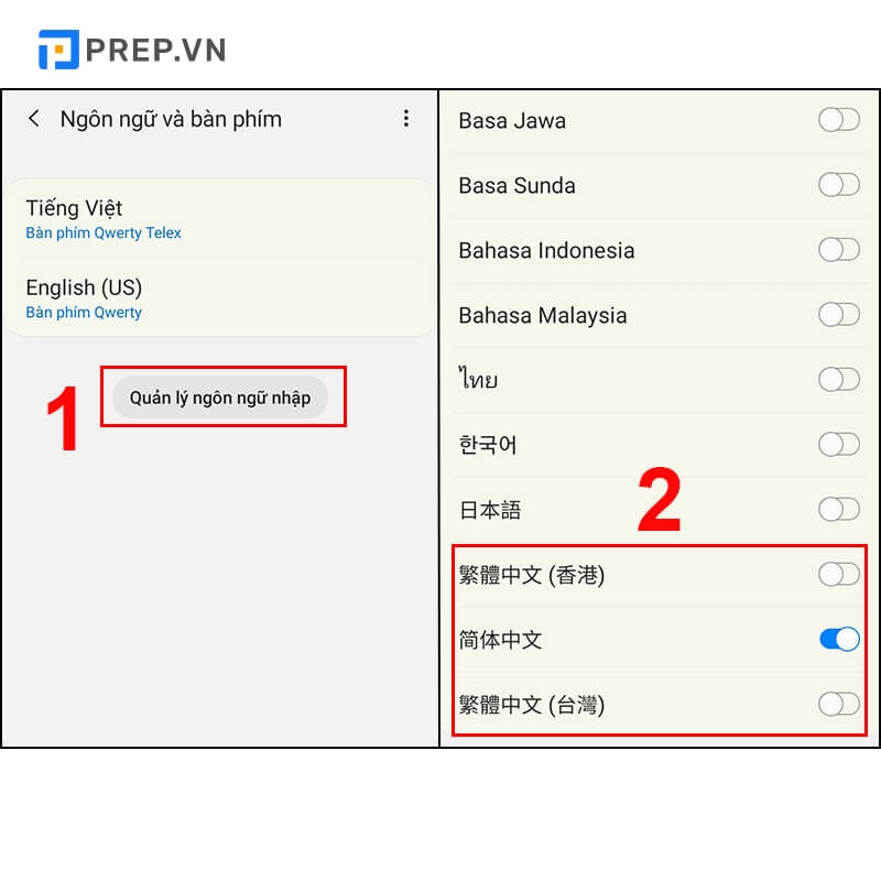 Lựa chọn ngôn ngữ phù hợp