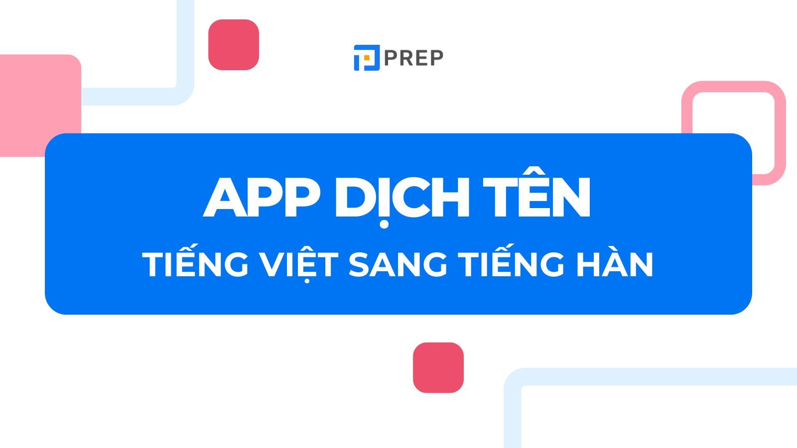 app dịch tên sang tiếng Hàn