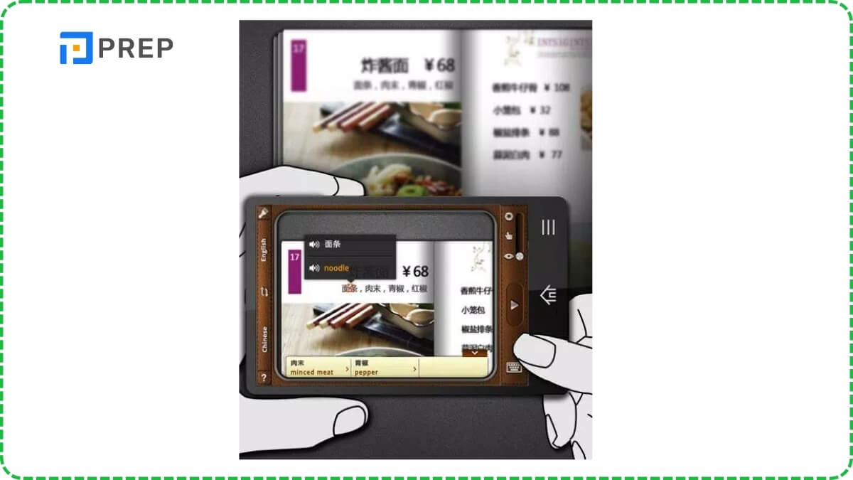App dịch tiếng Trung bằng hình ảnh Camdiction cho Android