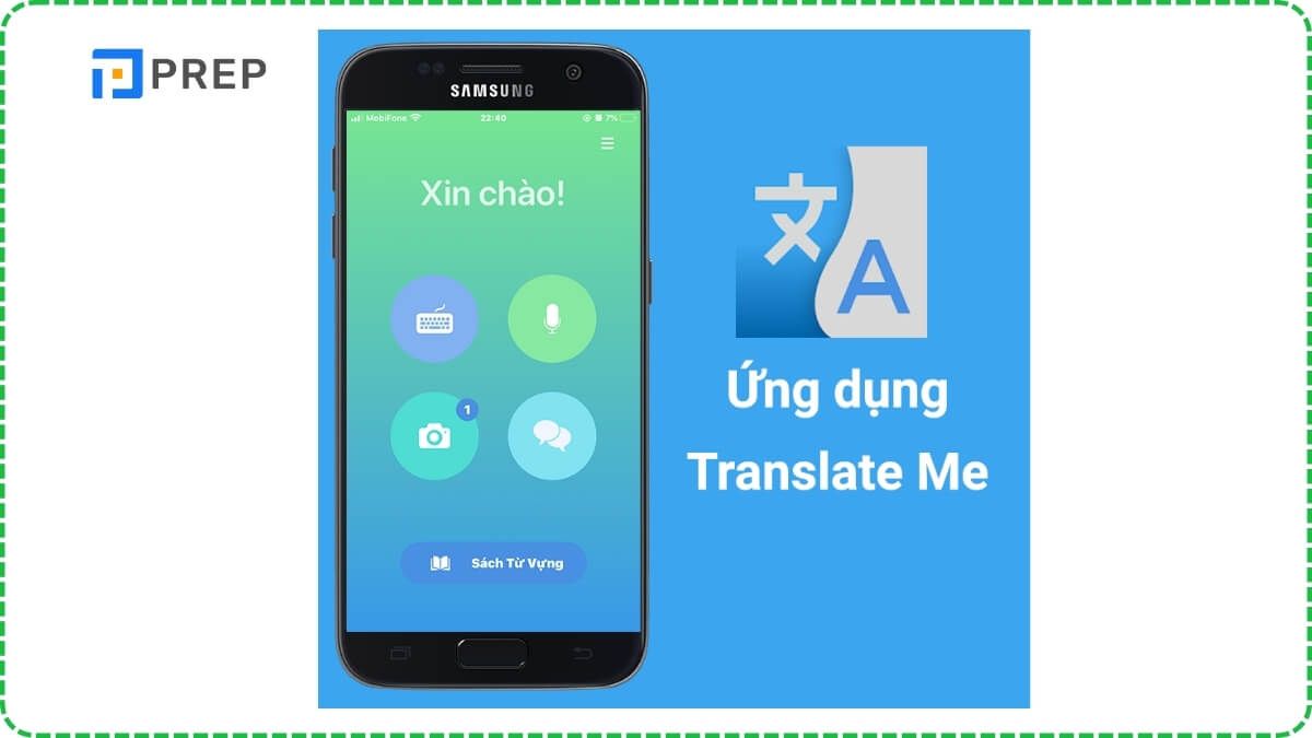 App dịch tiếng Trung bằng hình ảnh Translate Me