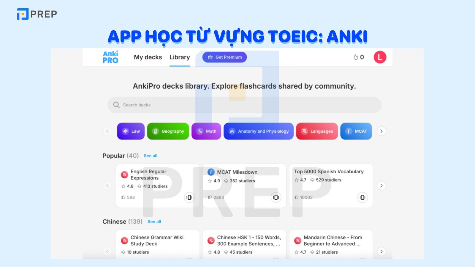 App học từ vựng TOEIC hay nhất
