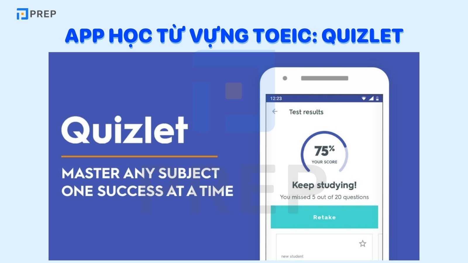 App học từ vựng TOEIC hay nhất