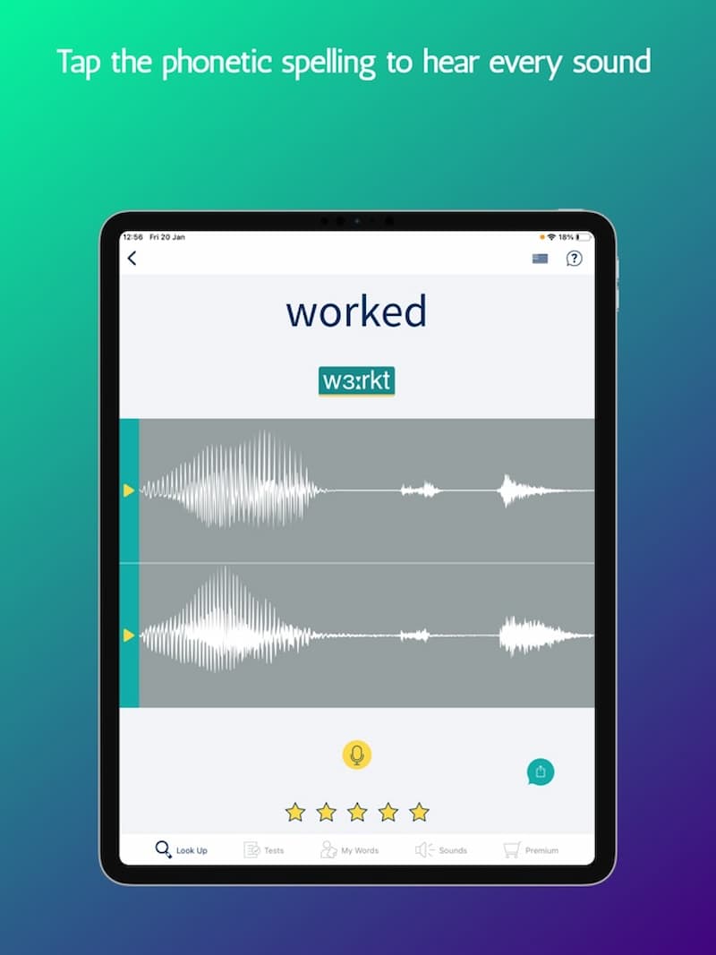 App kiểm tra phát âm tiếng Anh Say it: English Pronunciation-
