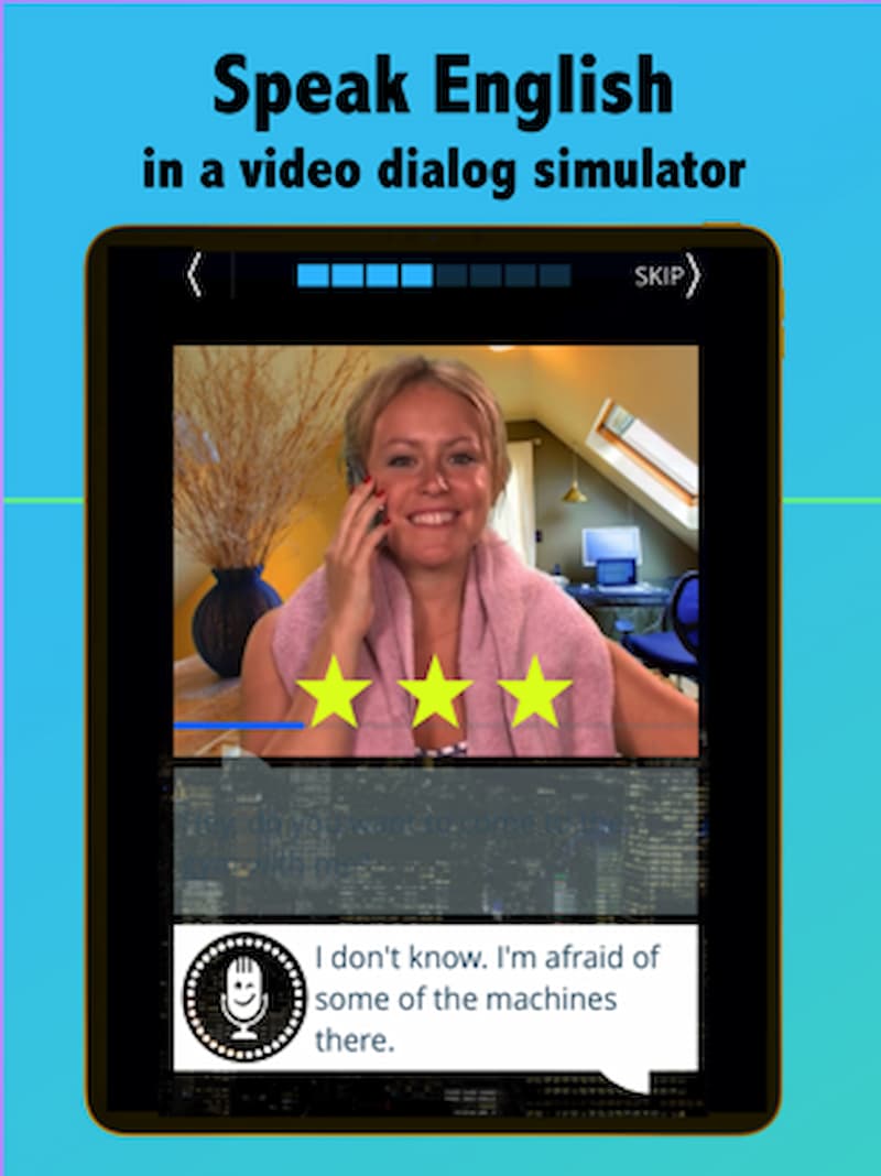 App kiểm tra phát âm tiếng Anh SpeakingPal Communicate