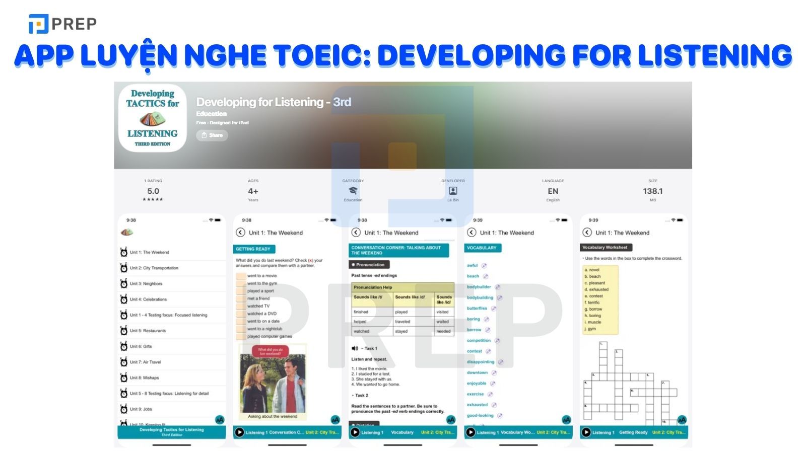App luyện nghe TOEIC