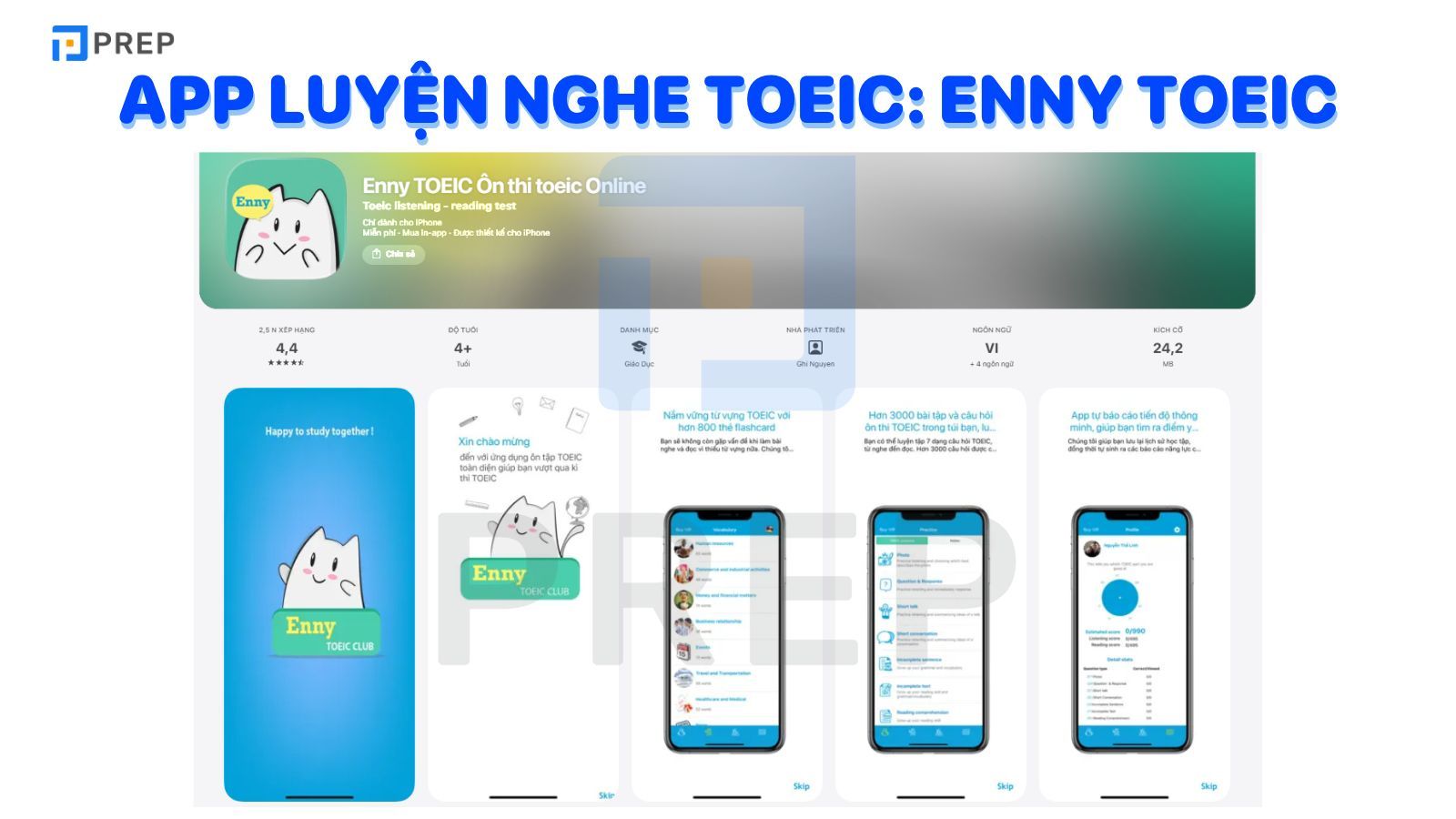 App luyện nghe TOEIC