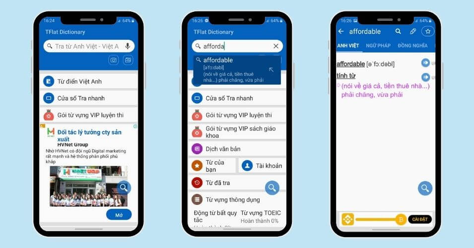 App luyện phát âm tiếng Anh - TFlat