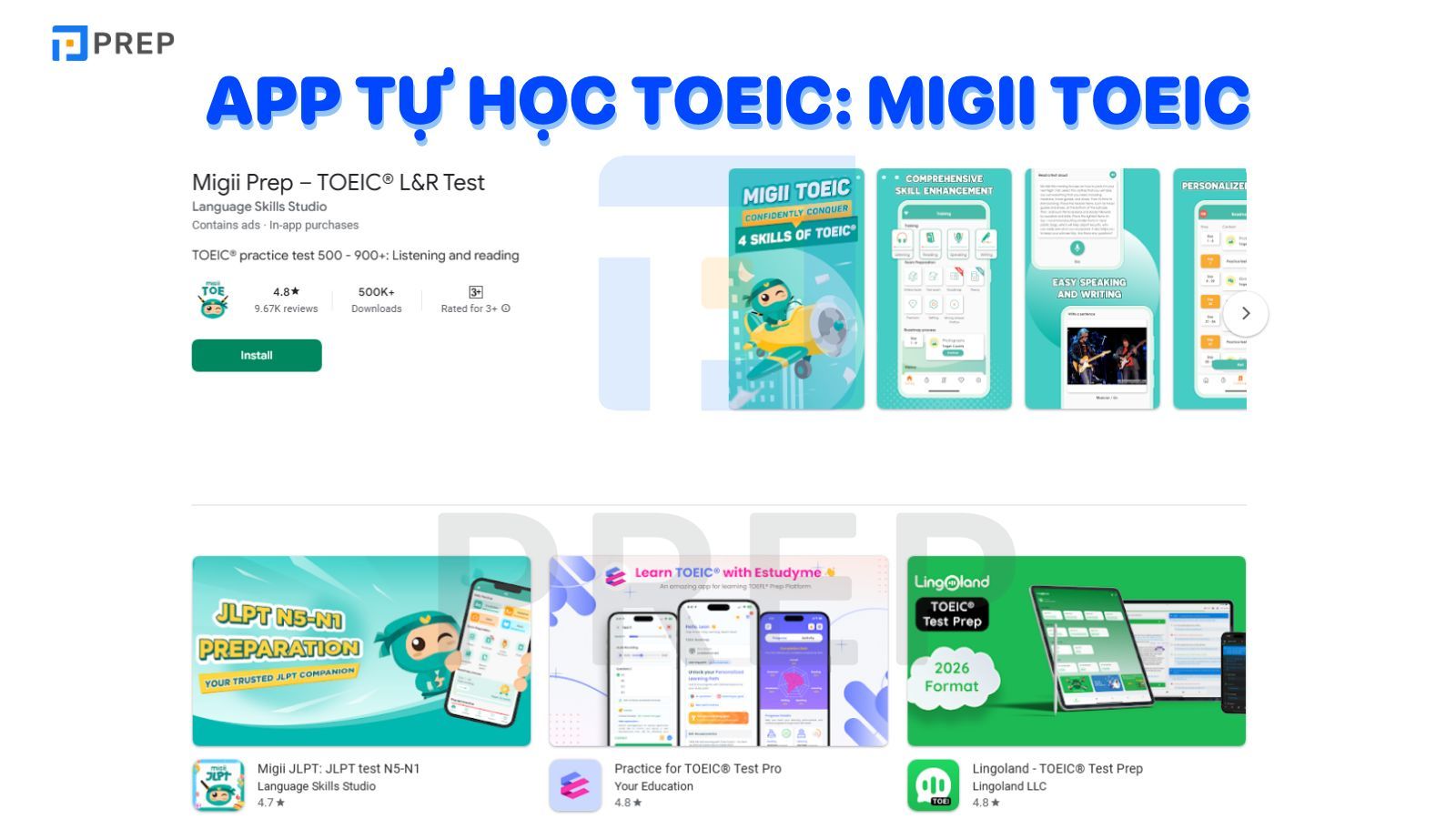 App tự học TOEIC