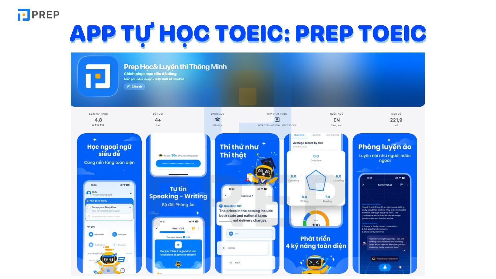 App tự học TOEIC