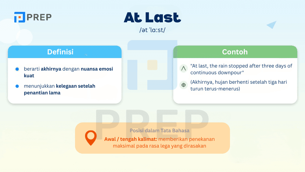 “At Last”: Ungkapan Kelegaan Mendalam Setelah Penantian Panjang