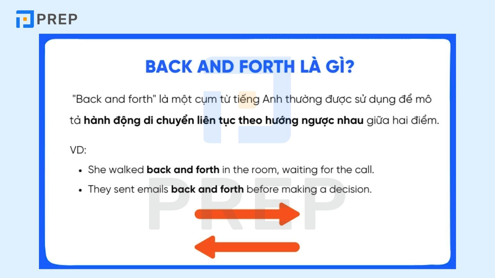 Back and forth là gì? Nguồn gốc