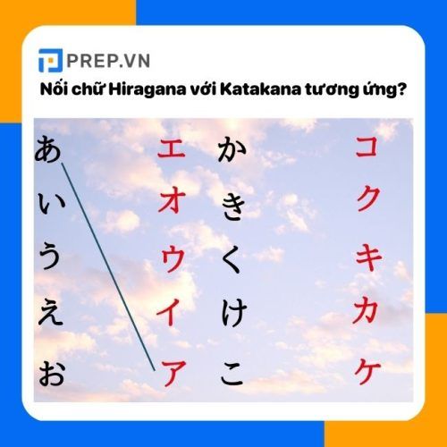  Bài tập bảng chữ cái Katakana
