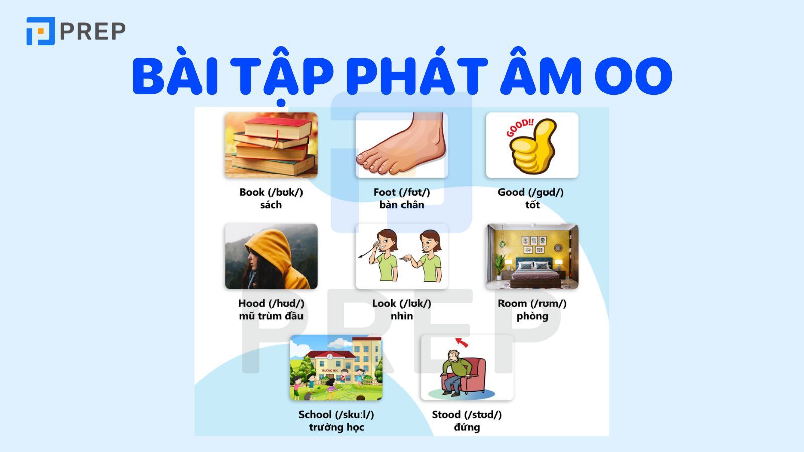 Bài tập phát âm oo