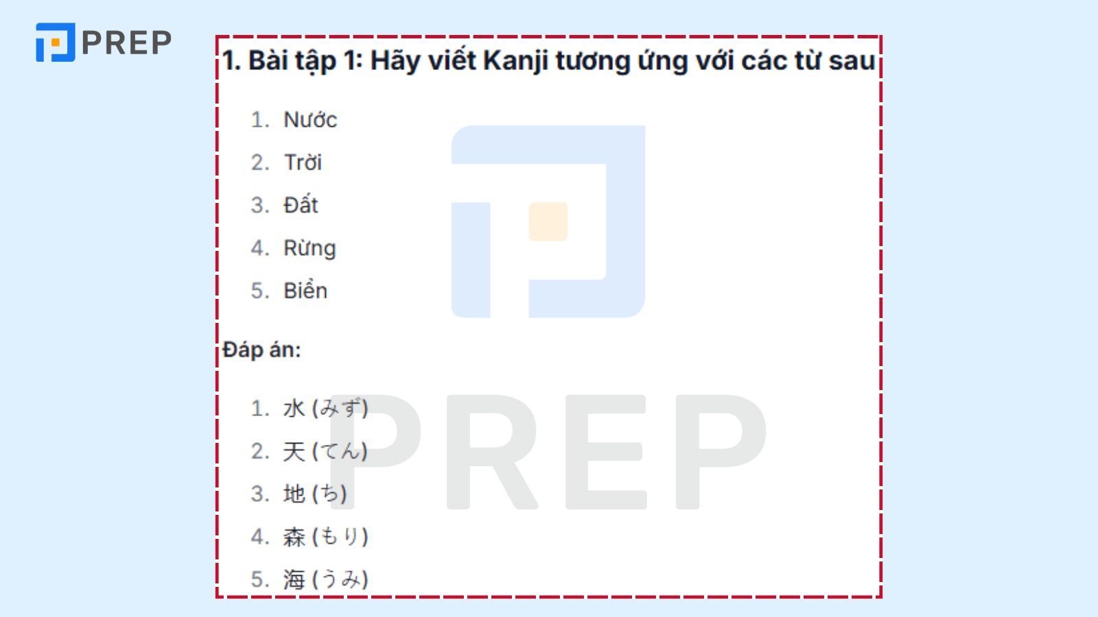 Bài tập kiểm tra bảng chữ cái tiếng Nhật PDF