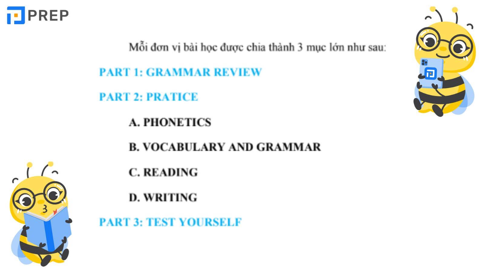 Bài tập tiếng Anh 8 Bùi Văn Vinh