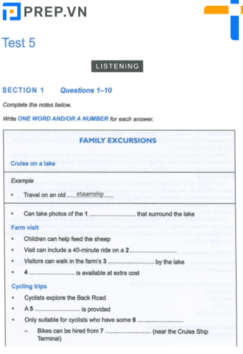 Bài Test Cambridge 12