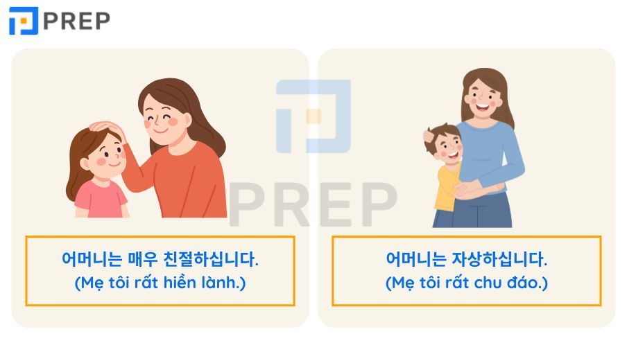 đoạn văn tiếng Hàn về mẹ