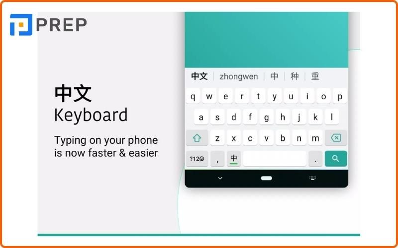 Bàn phím tiếng Trung Pinyin trên điện thoại