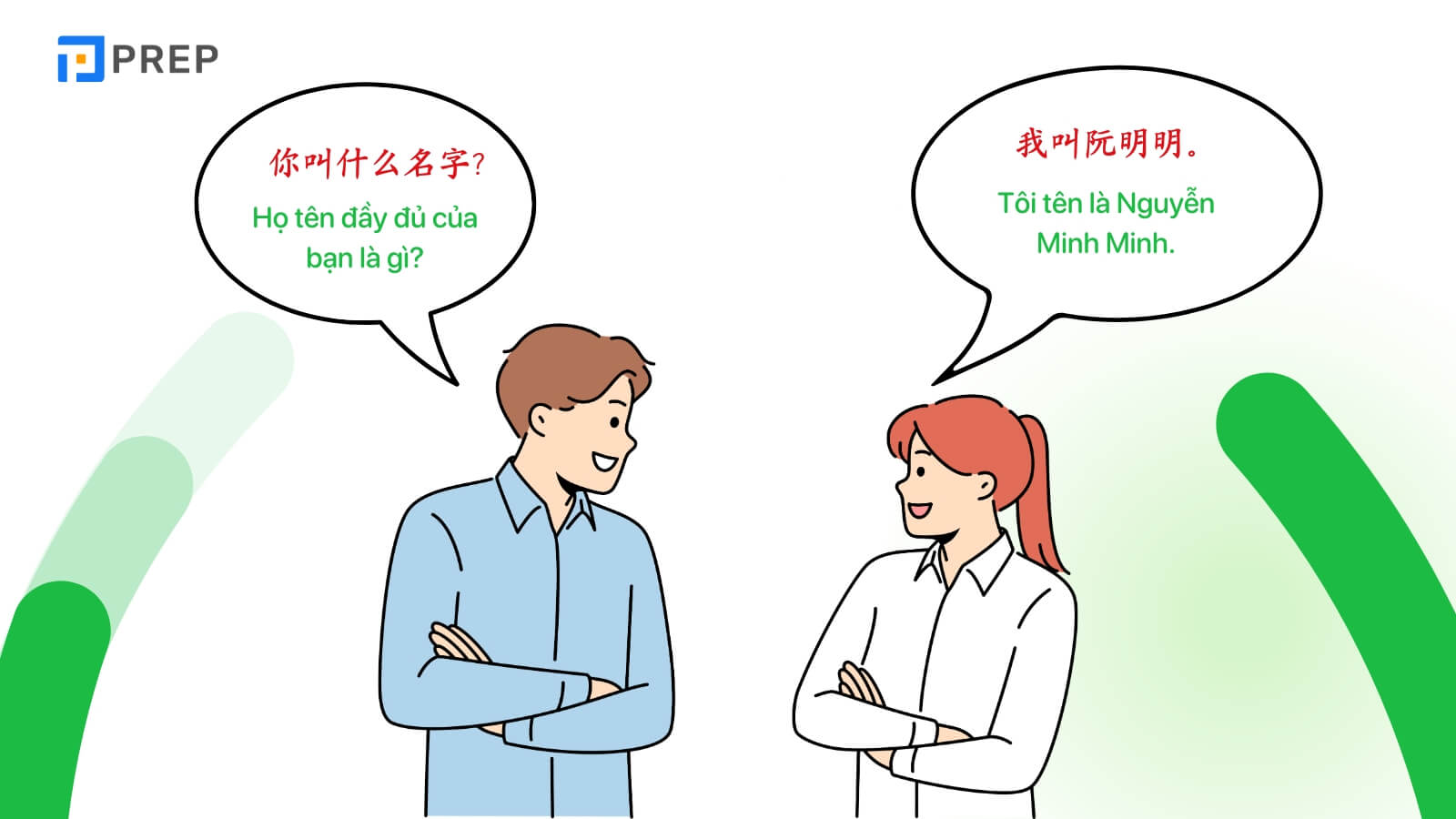 Bạn tên là gì - 你叫什么名字？