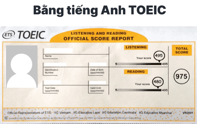Bằng TOEIC là gì? - Bằng TOEIC có giá trị bao lâu?