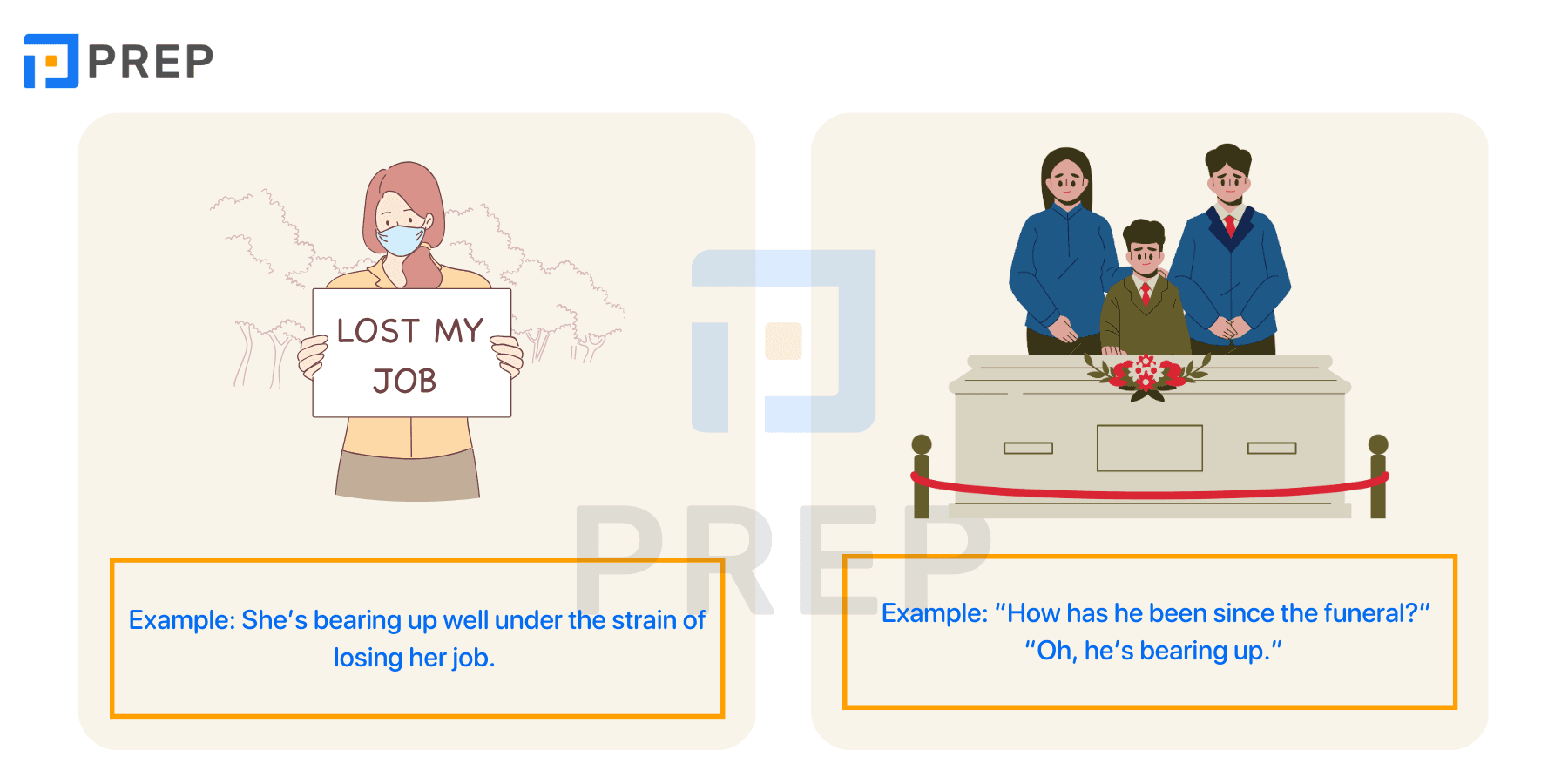 Bear up–&nbsp; a common Bear phrasal verb in English