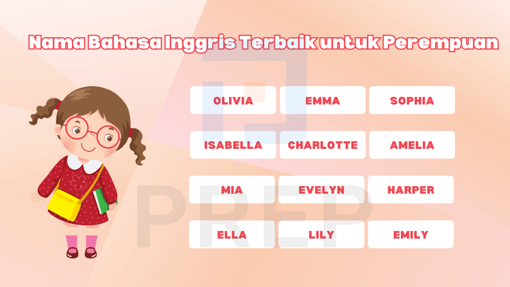 Nama Bahasa Inggris​ Terbaik untuk Perempuan