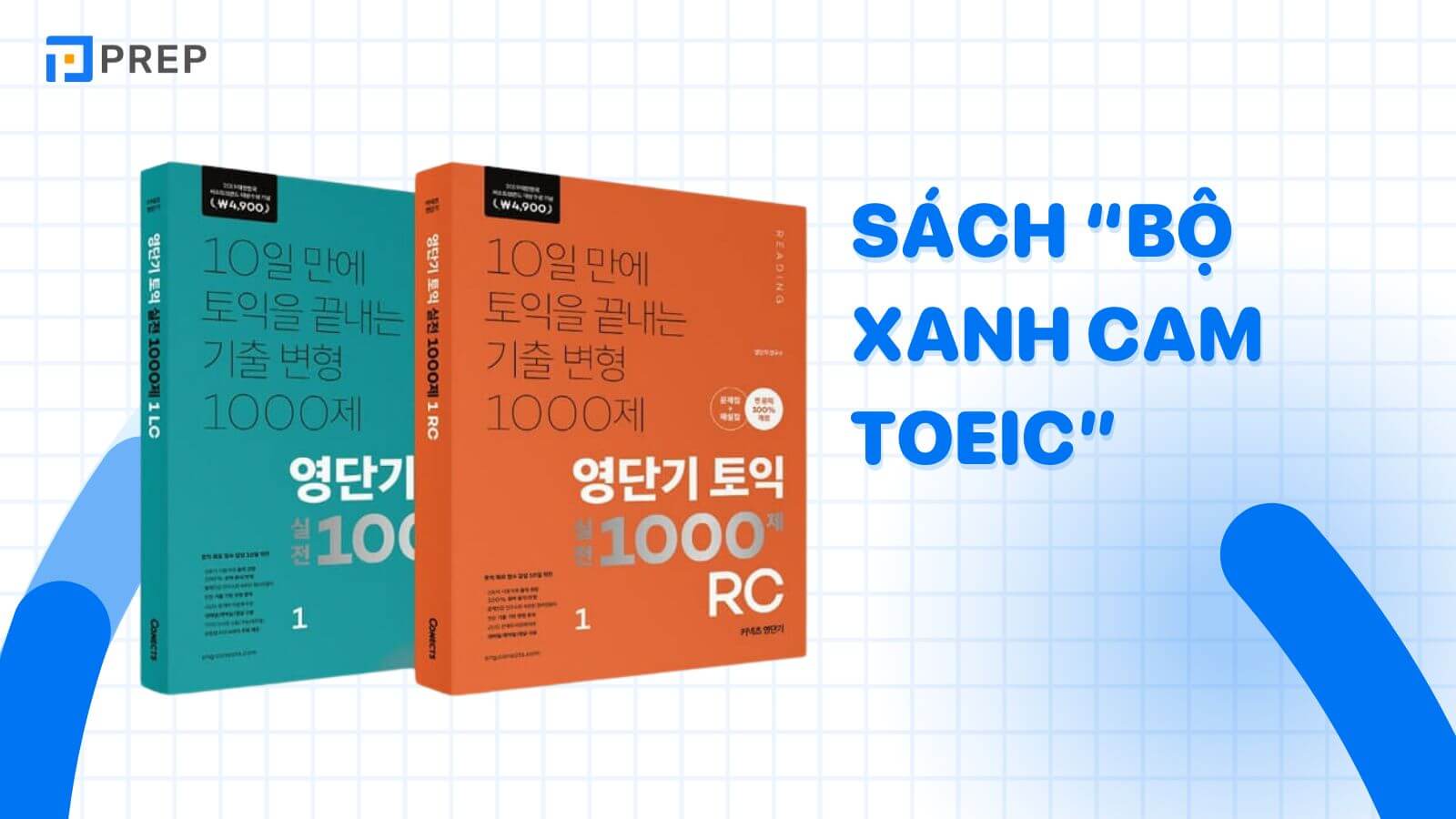 bộ xanh cam toeic, 10 days short-term toeic vol 2, TOEIC Xanh CAM vol 2, TOEIC xanh cam