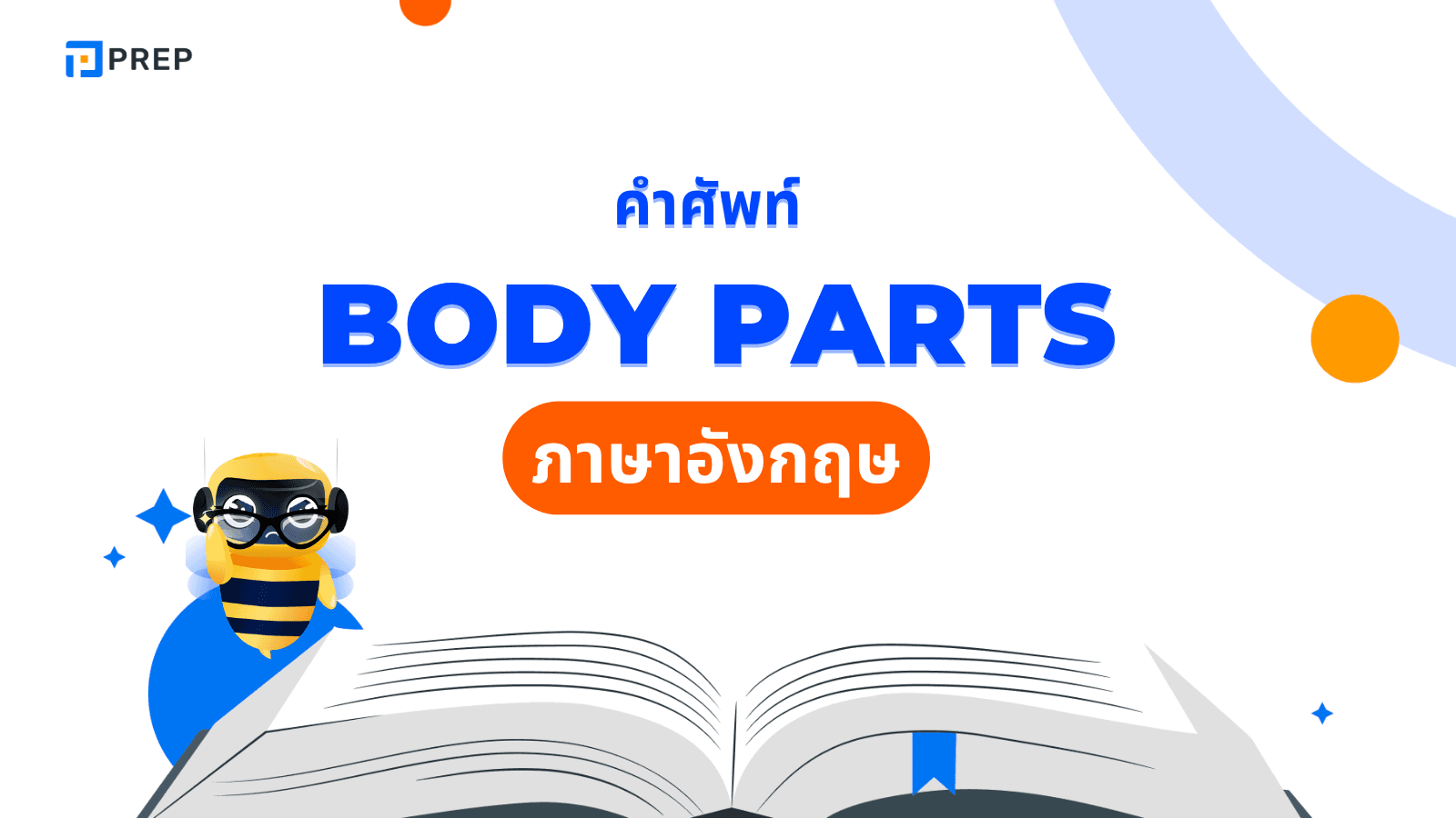 คำศัพท์เกี่ยวกับ Body Parts ภาษาอังกฤษที่ควรรู้