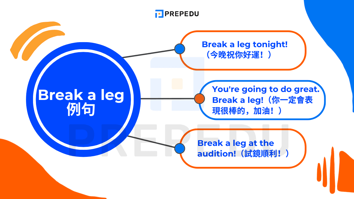 Break a leg 例句