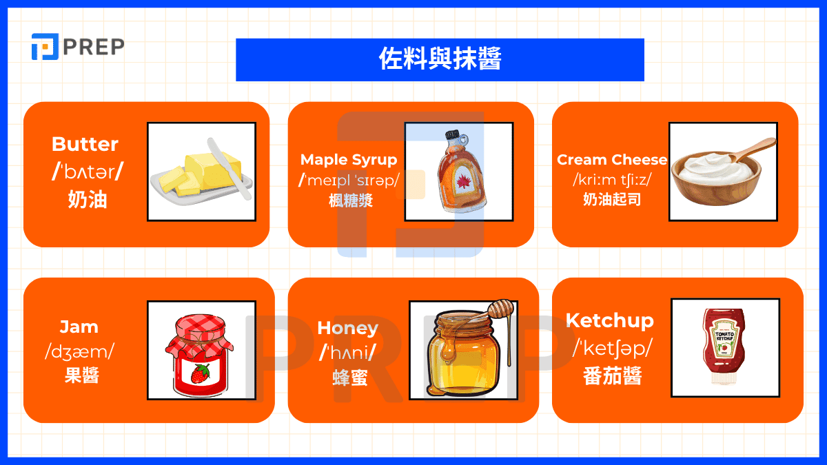 佐料與抹醬