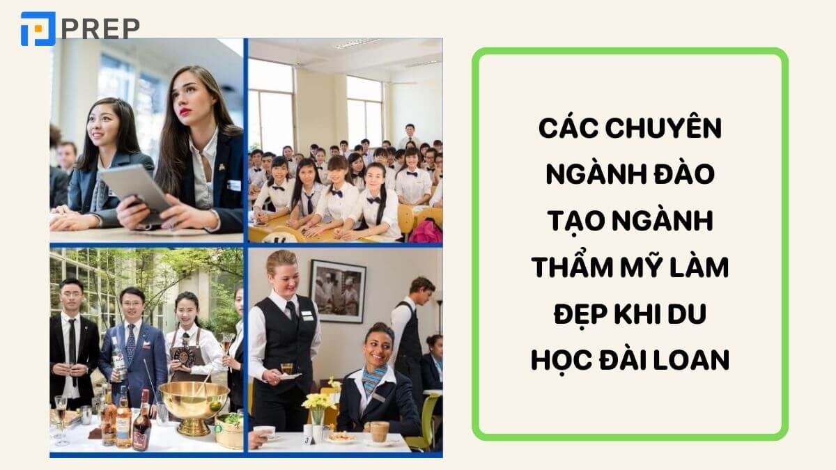 Các chuyên ngành du học Đài Loan thẩm mỹ làm đẹp