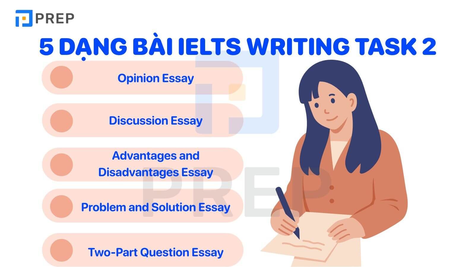 các dạng bài writing task 2